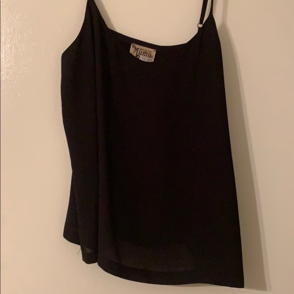 Show me your Mumu black tank